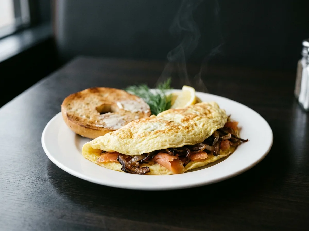 Nova Scotia Lox Omelette
