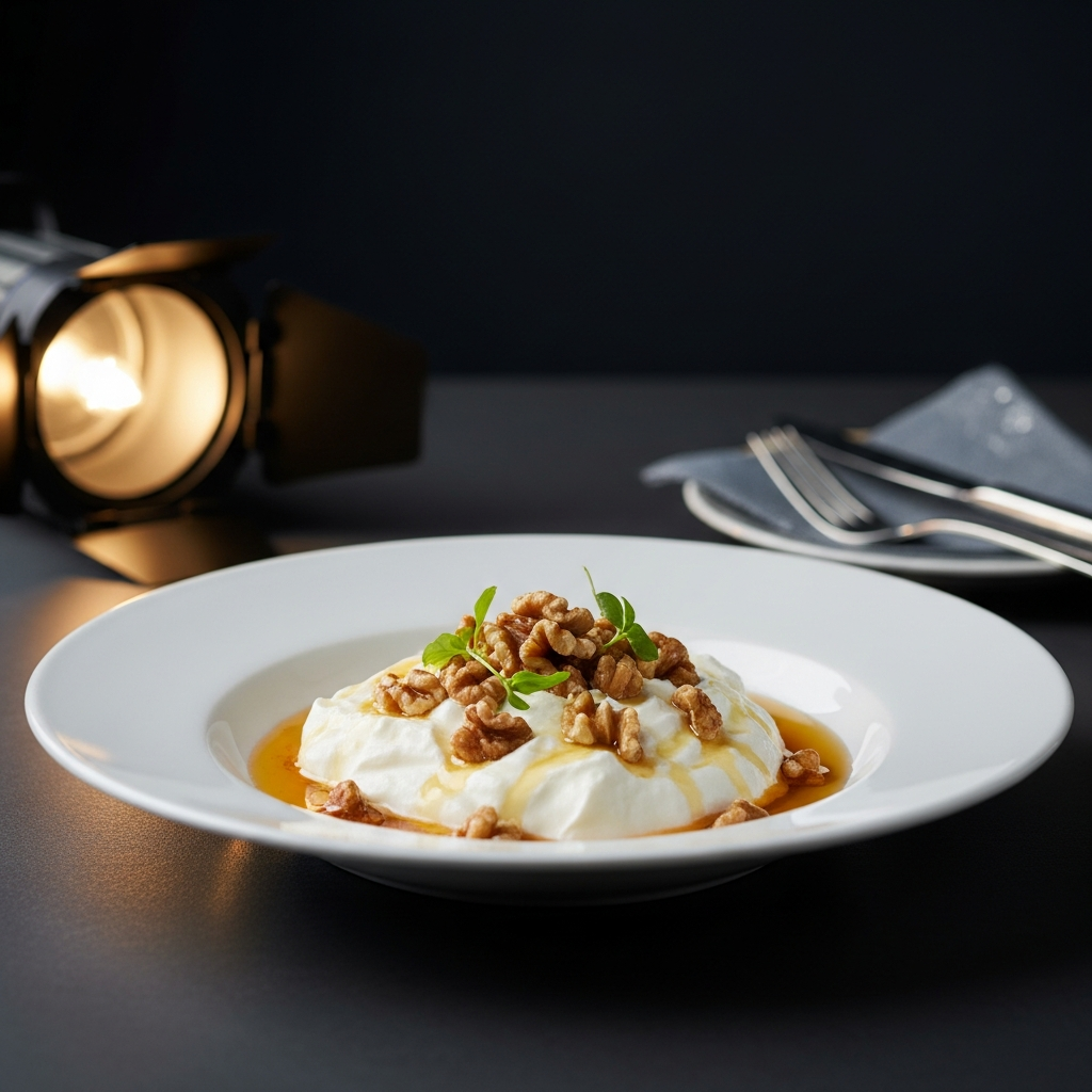 Greek Yogurt with Walnuts & Honey
